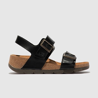 Zapatos Cuña Fly London Ceke722fly Mujer Negras | 6439-KILEJ