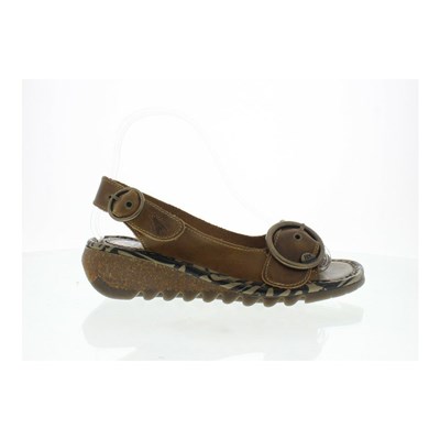 Zapatos Cuña Fly London Tram723fly Mujer Marrones | 5032-HWIJC