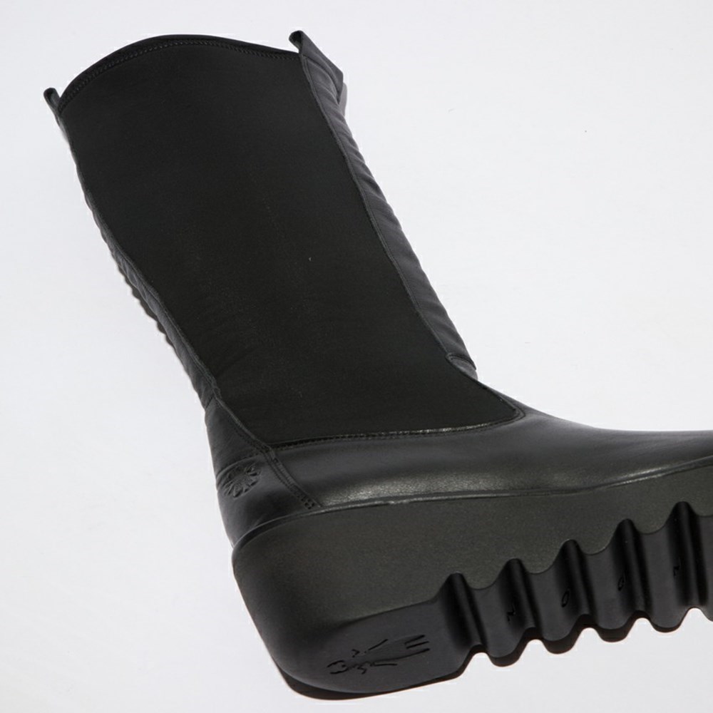 Botas Hasta La Rodilla Fly London Blye332fly Mujer Negras | 1936-CVGLX