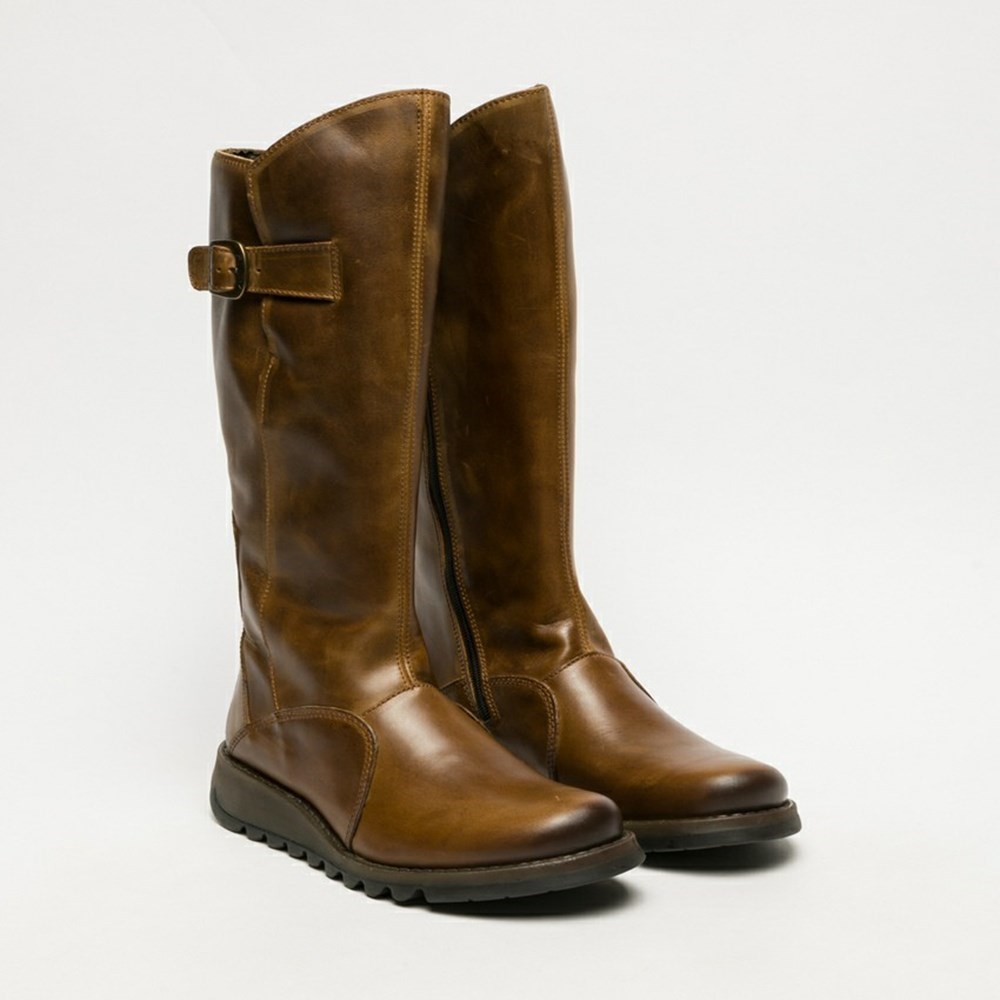 Botas Hasta La Rodilla Fly London Mol 2 Mujer Marrones | 3240-LZCSI
