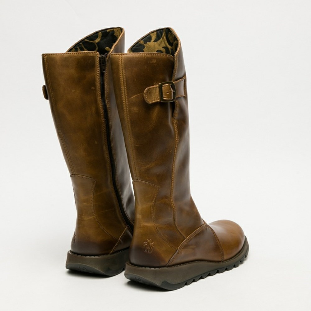 Botas Hasta La Rodilla Fly London Mol 2 Mujer Marrones | 3240-LZCSI