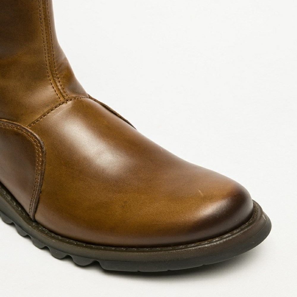 Botas Hasta La Rodilla Fly London Mol 2 Mujer Marrones | 3240-LZCSI