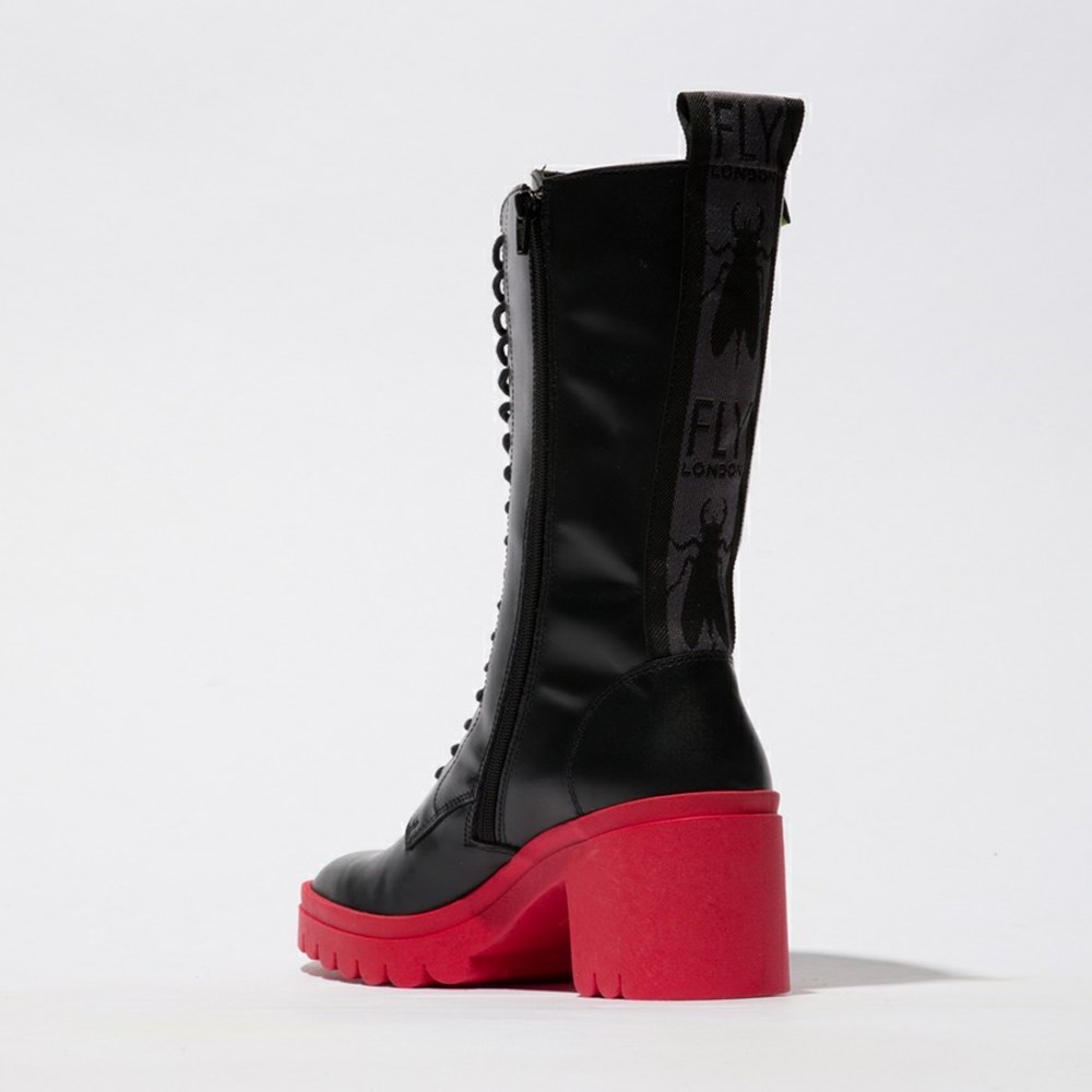 Botas Hasta La Rodilla Fly London Taly884fly Mujer Negras | 0486-JUYSD