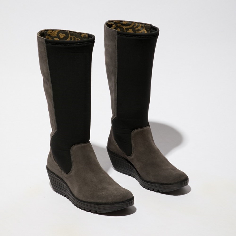 Botas Hasta La Rodilla Fly London Yoja401fly Mujer Marrones | 0315-NOZDV