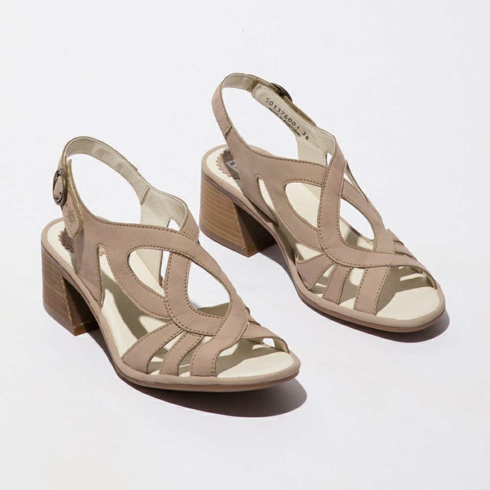 Sandalias Fly London LOGE376FLY Mujer Marrones | 0395-RSBAD