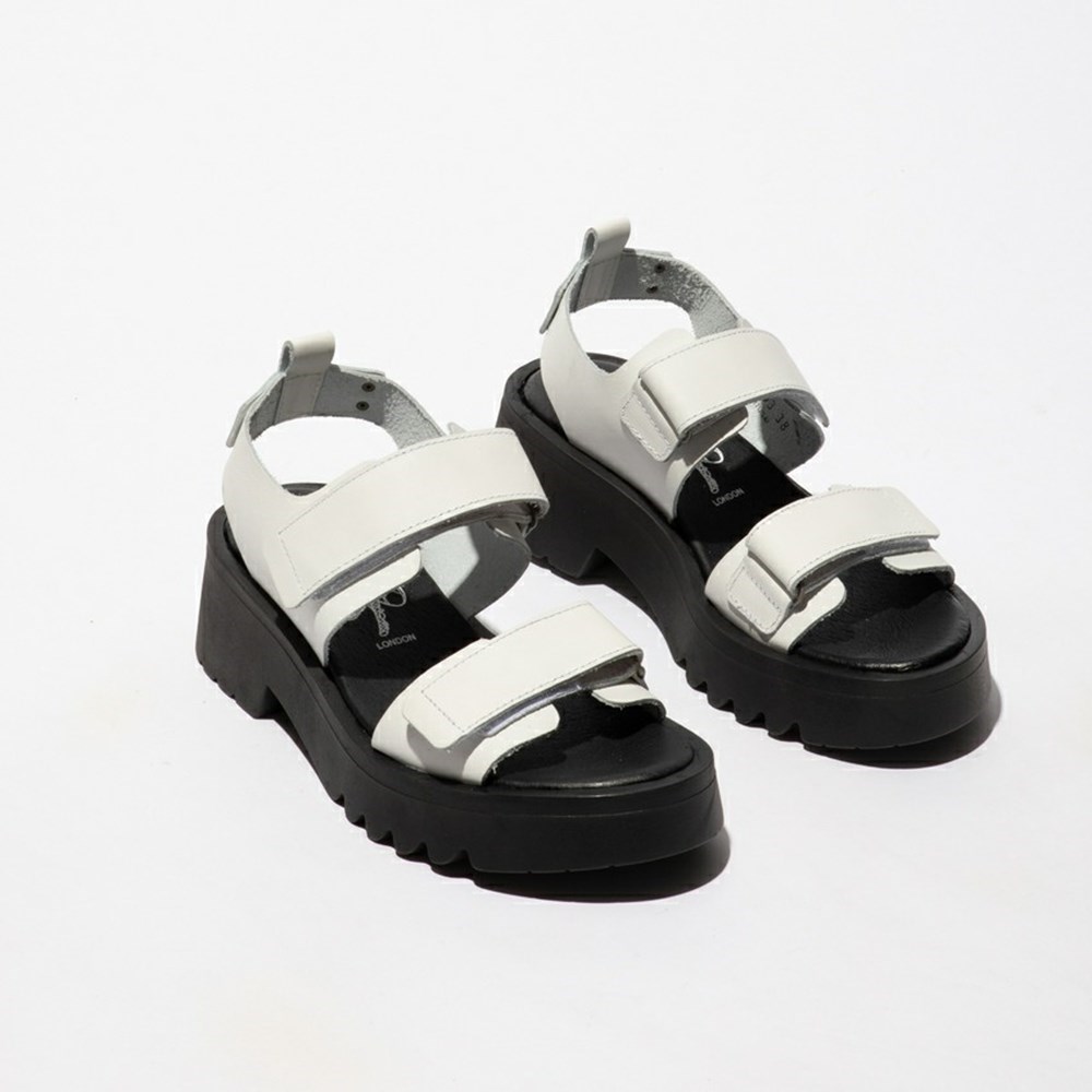 Sandalias Fly London Meka857fly Mujer Marrones | 9802-KOVLI