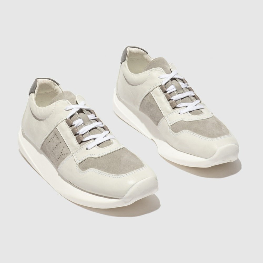 Zapatos Casuales Fly London Lupo769fly Hombre Blancas | 0654-MOCDR