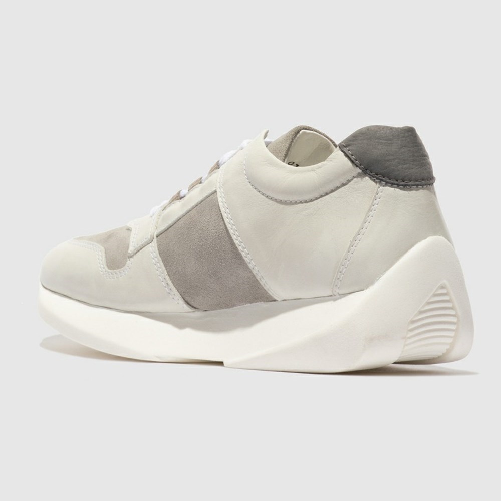 Zapatos Casuales Fly London Lupo769fly Hombre Blancas | 0654-MOCDR