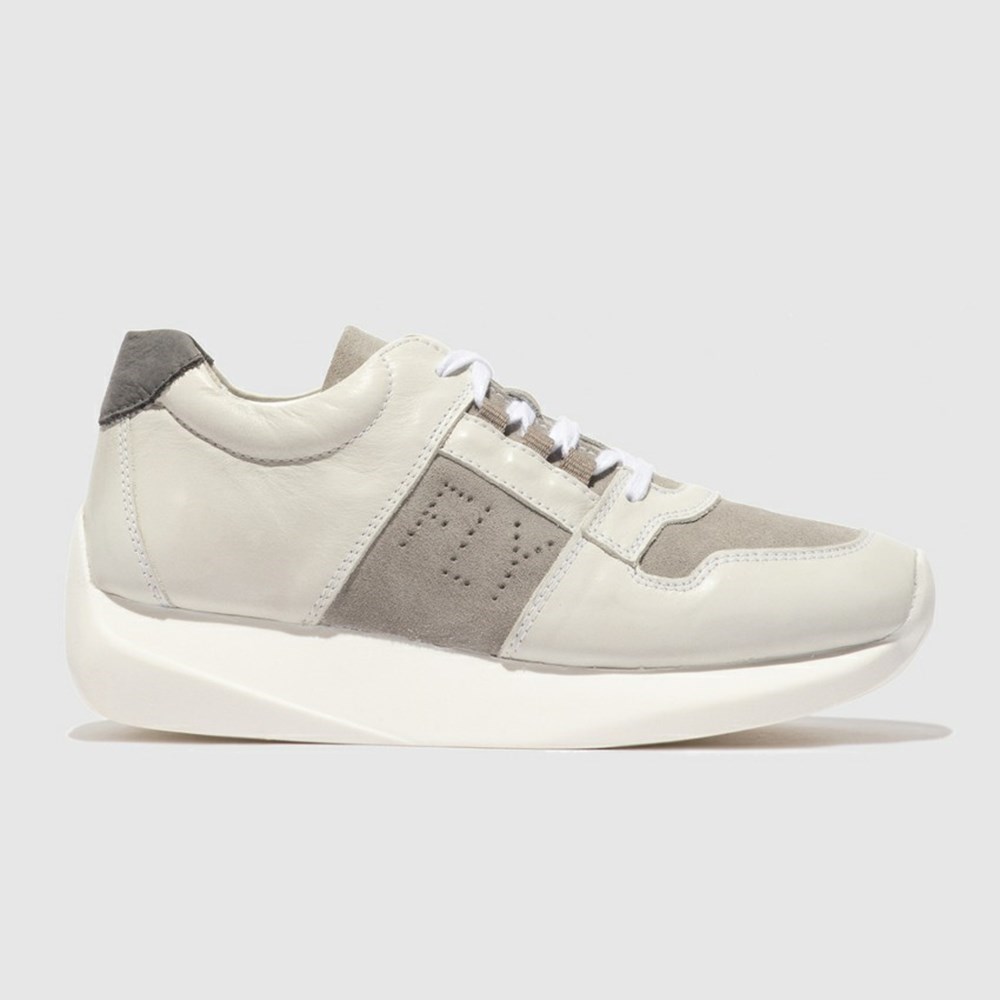 Zapatos Casuales Fly London Lupo769fly Hombre Blancas | 0654-MOCDR