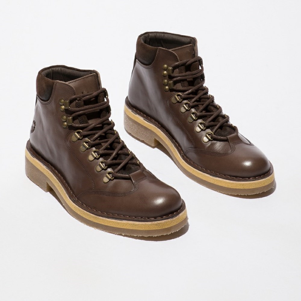 Zapatos Casuales Fly London Reus075fly Hombre Marrones | 1635-GEYPR