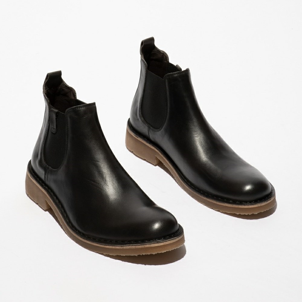 Zapatos Casuales Fly London Roni040fly Hombre Gris Oscuro | 7306-CLKHO