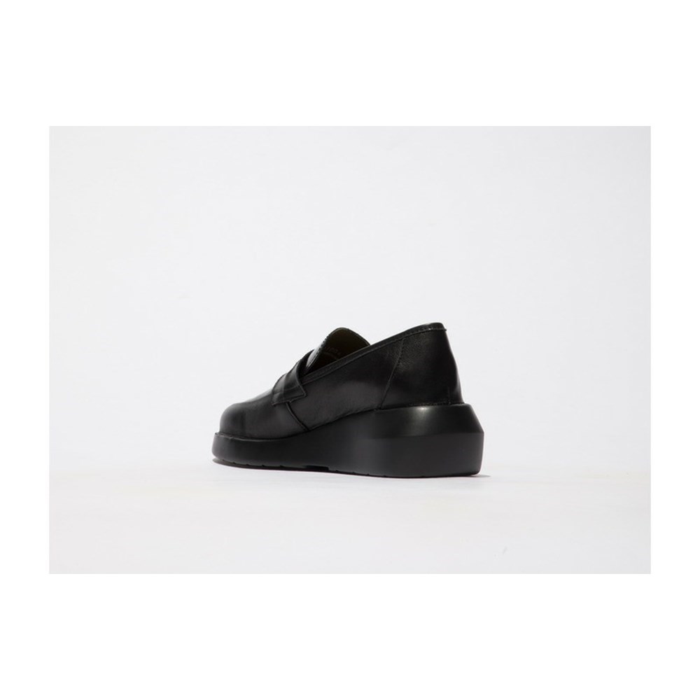 Zapatos Cuña Fly London Blar513fly Mujer Negras | 1820-AGTFS
