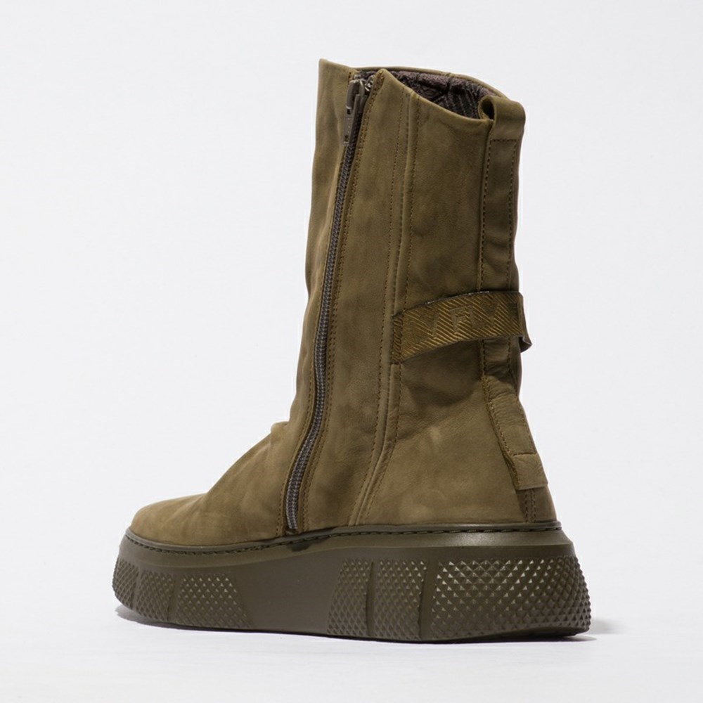 Zapatos Cuña Fly London Esen485fly Mujer Marrones | 5408-EKLRU