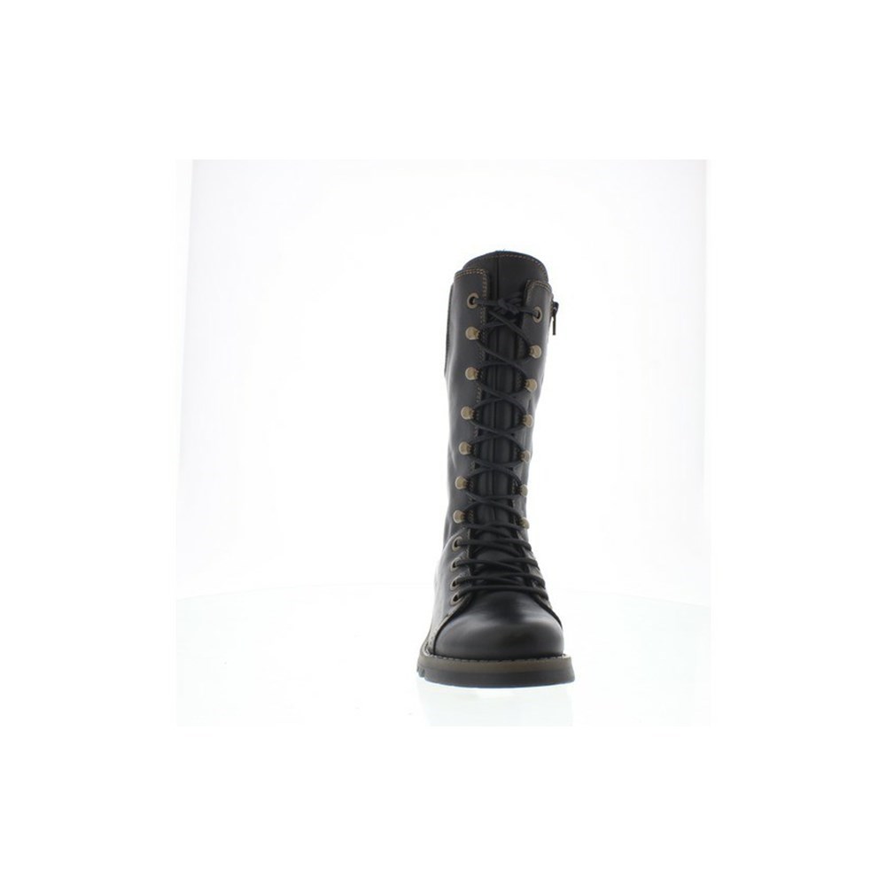 Zapatos Cuña Fly London Ster768fly Mujer Negras | 5726-OFYPV