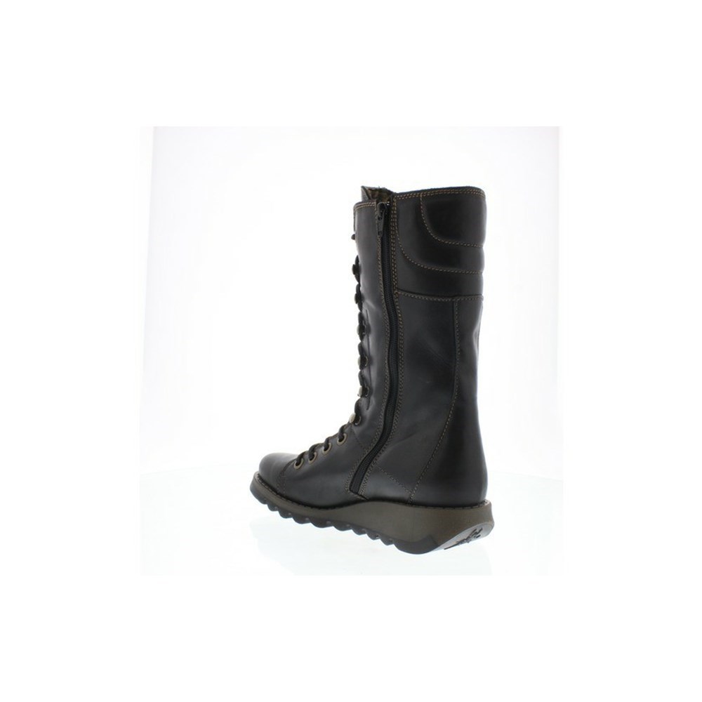 Zapatos Cuña Fly London Ster768fly Mujer Negras | 5726-OFYPV