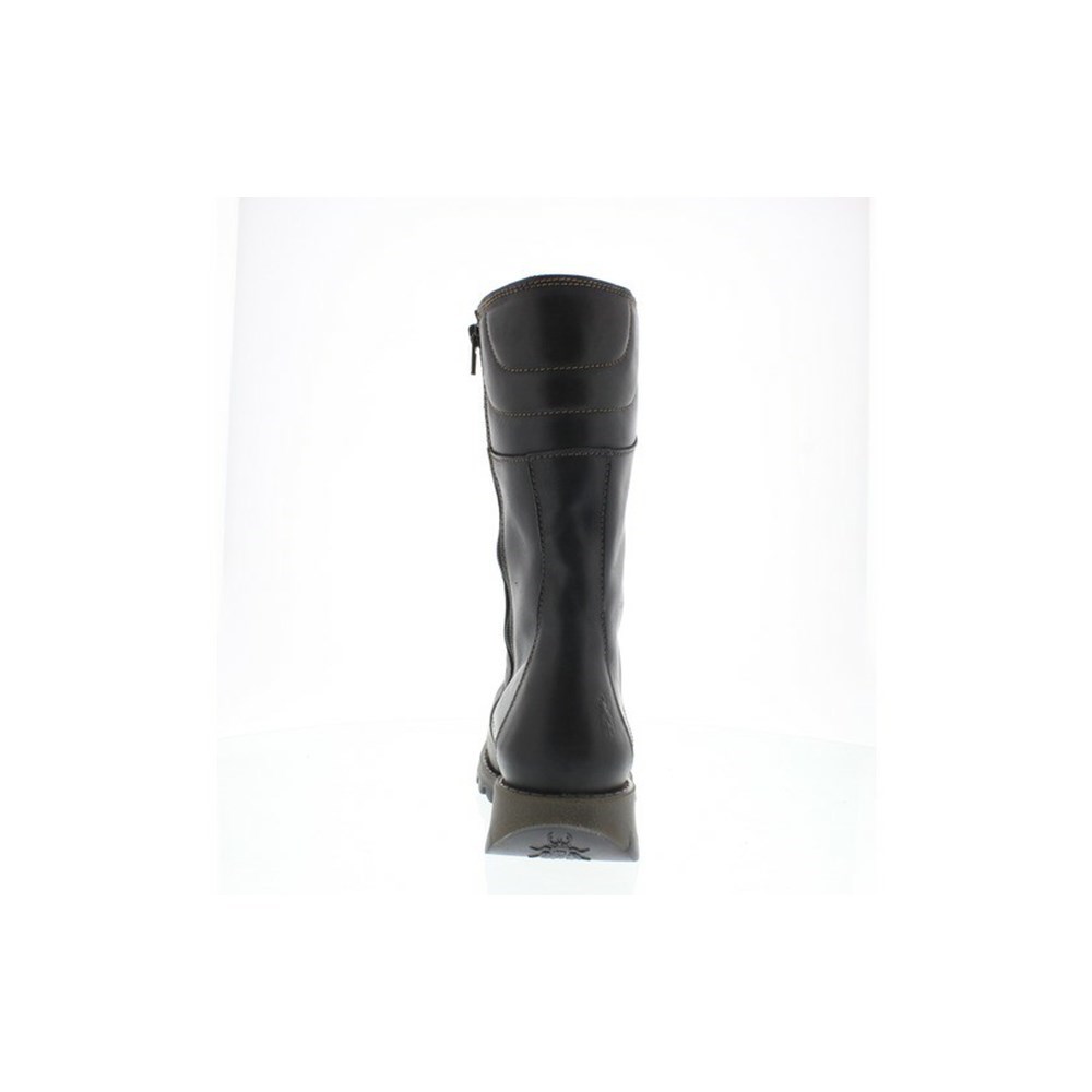 Zapatos Cuña Fly London Ster768fly Mujer Negras | 5726-OFYPV