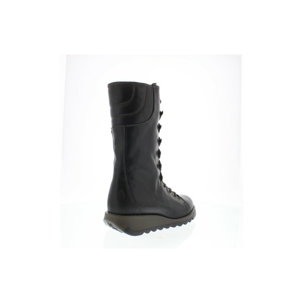 Zapatos Cuña Fly London Ster768fly Mujer Negras | 5726-OFYPV